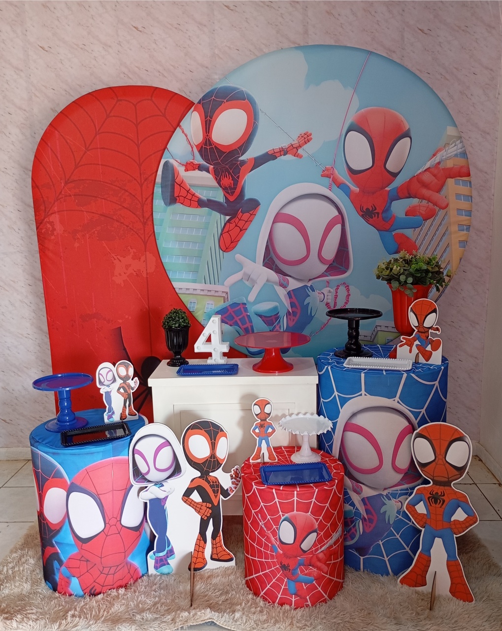 Kit Diamante Spidey E Seus Amigos - Greicy Art´s Decor