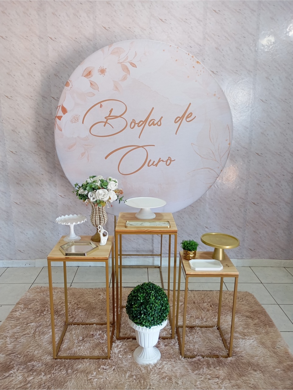 Kit Prata Bodas de Ouro - Greicy Art´s Decor