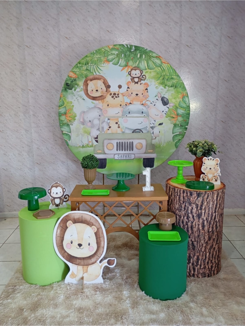 Kit Ouro Safari 2 - Greicy Art´s Decor