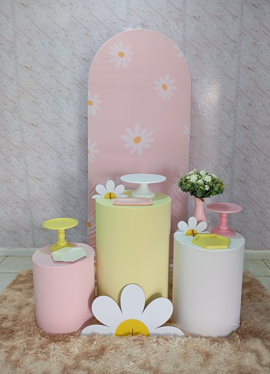 Kit Prata Margarida  - Greicy Art´S Decor