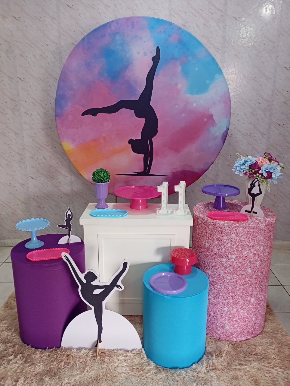 Kit Ouro Ginastica  - Greicy Art´S Decor