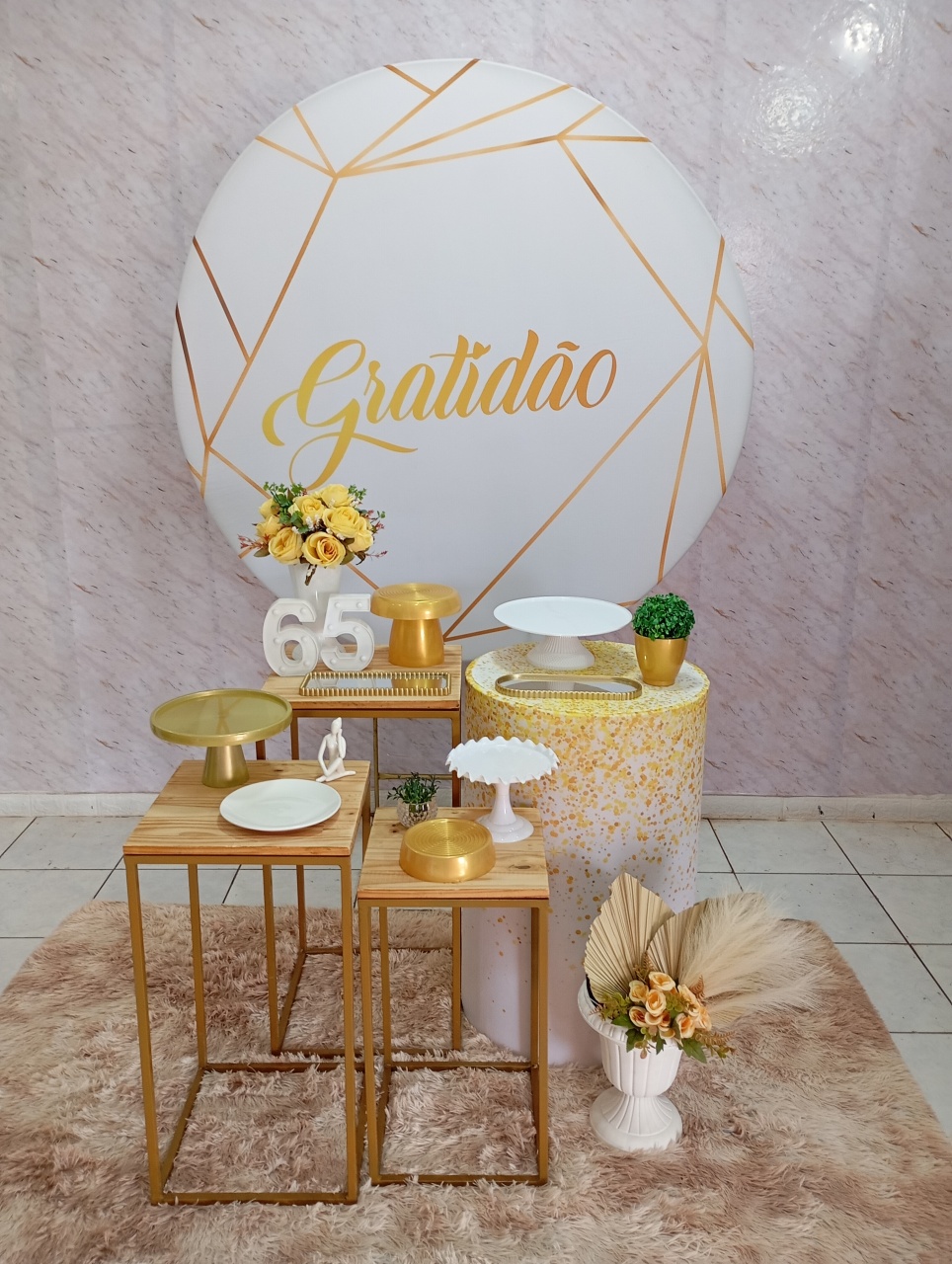 Kit Ouro Gratidão - Greicy Art´s Decor