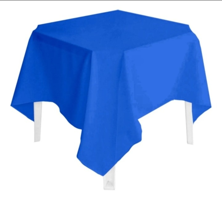 Toalha Quadrada Azul Turquesa - Greicy Art´s Decor
