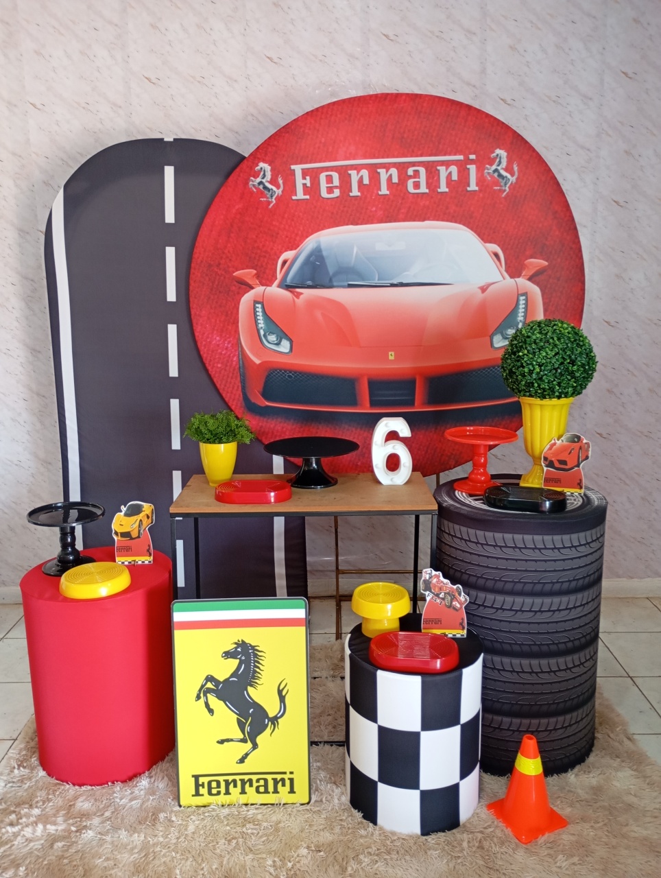 Kit Diamante Ferrari - Greicy Art´s Decor