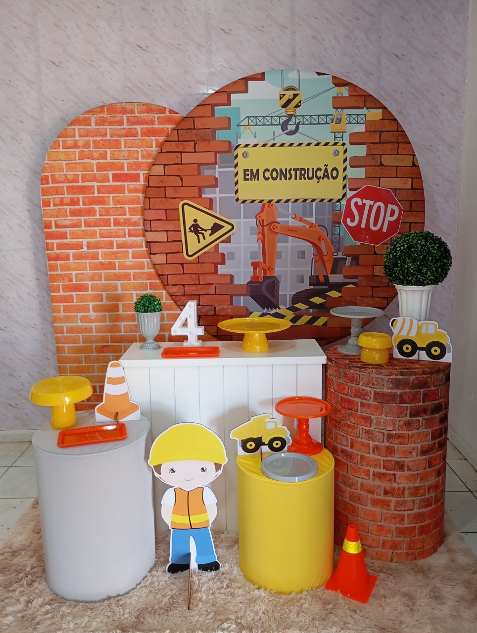 Kit Diamante Construção  - Greicy Art´S Decor