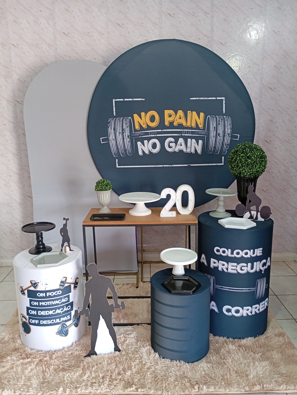 Kit Diamante Academia/ Musculação - Greicy Art´s Decor