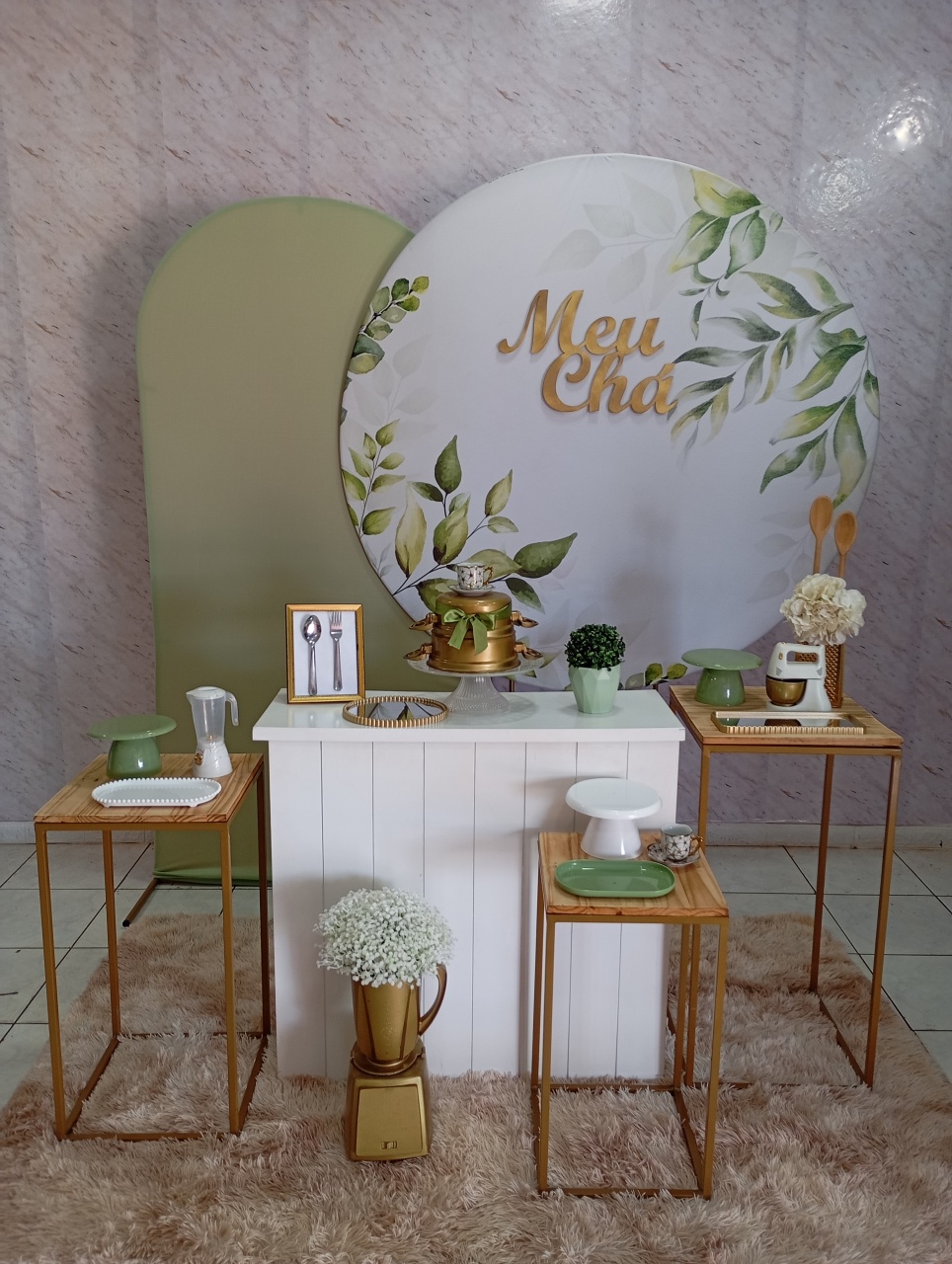 Kit Diamante Folhagem Chá de Panela - Greicy Art´s Decor