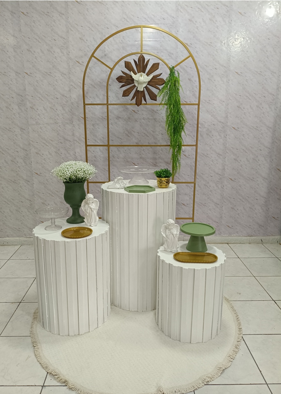 Composição Batizado Ripado - Greicy Art´s Decor