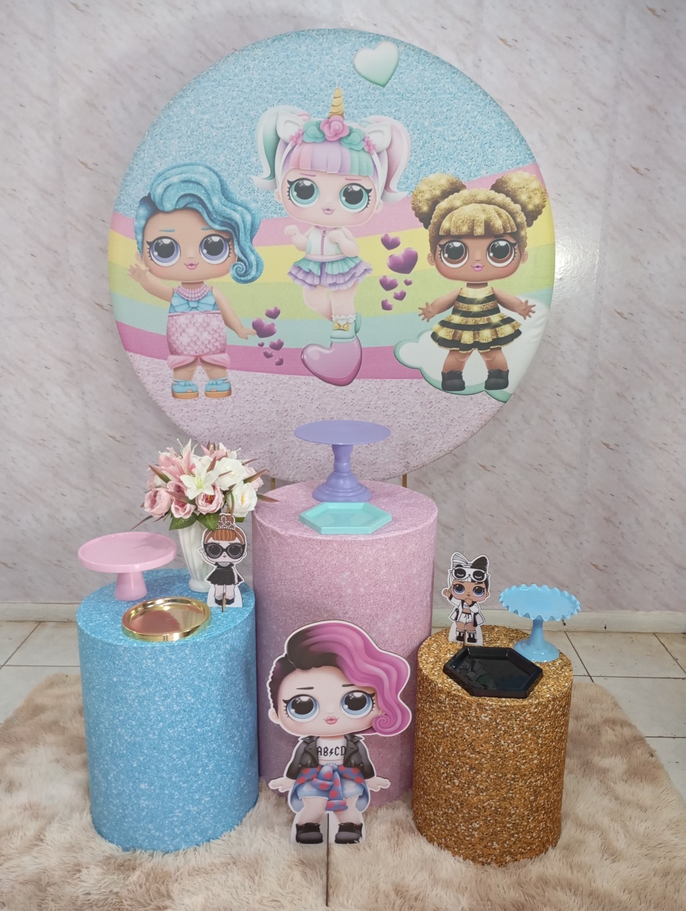 Kit Prata L.o.l Surprise - Greicy Art´s Decor