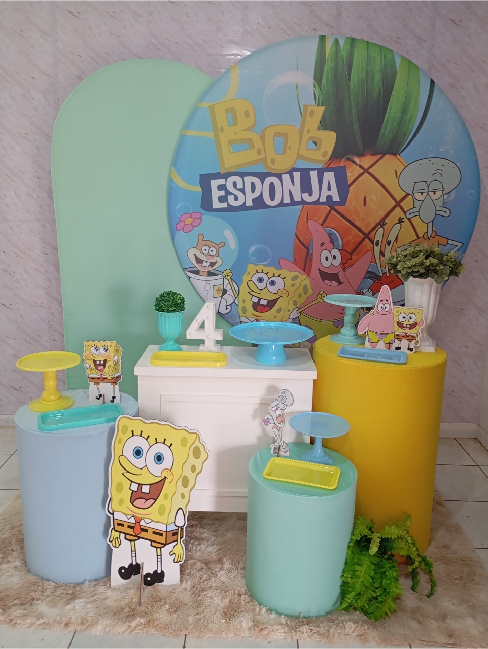 Kit Diamante Bob Esponja - Greicy Art´S Decor