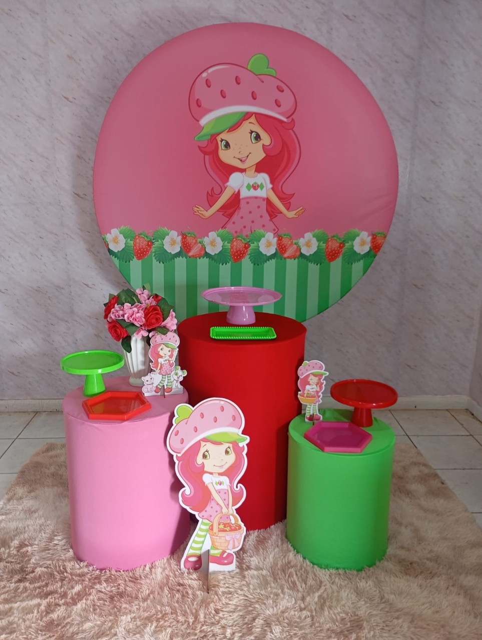 Kit Prata Moranguinho - Greicy Art´s Decor