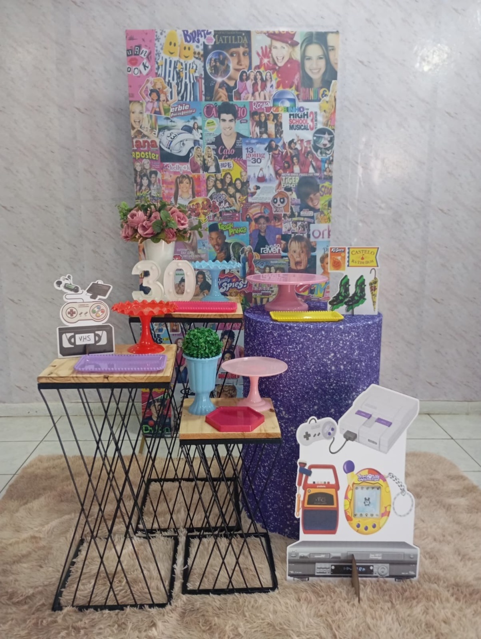 Kit Ouro Anos 2000 - Greicy Art´S Decor
