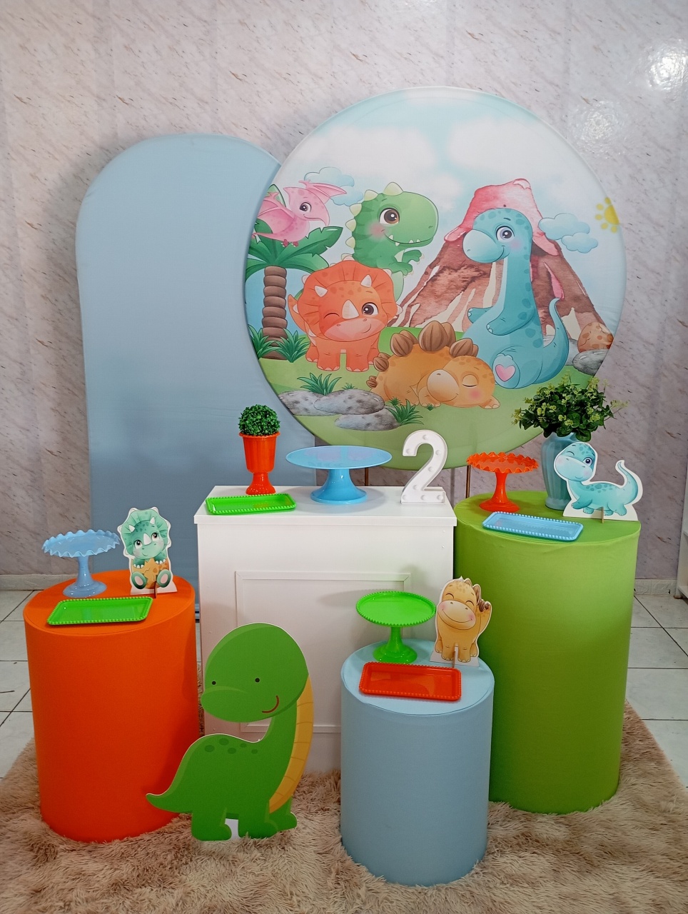 Kit Diamante Dino Baby Ii - Greicy Art´S Decor