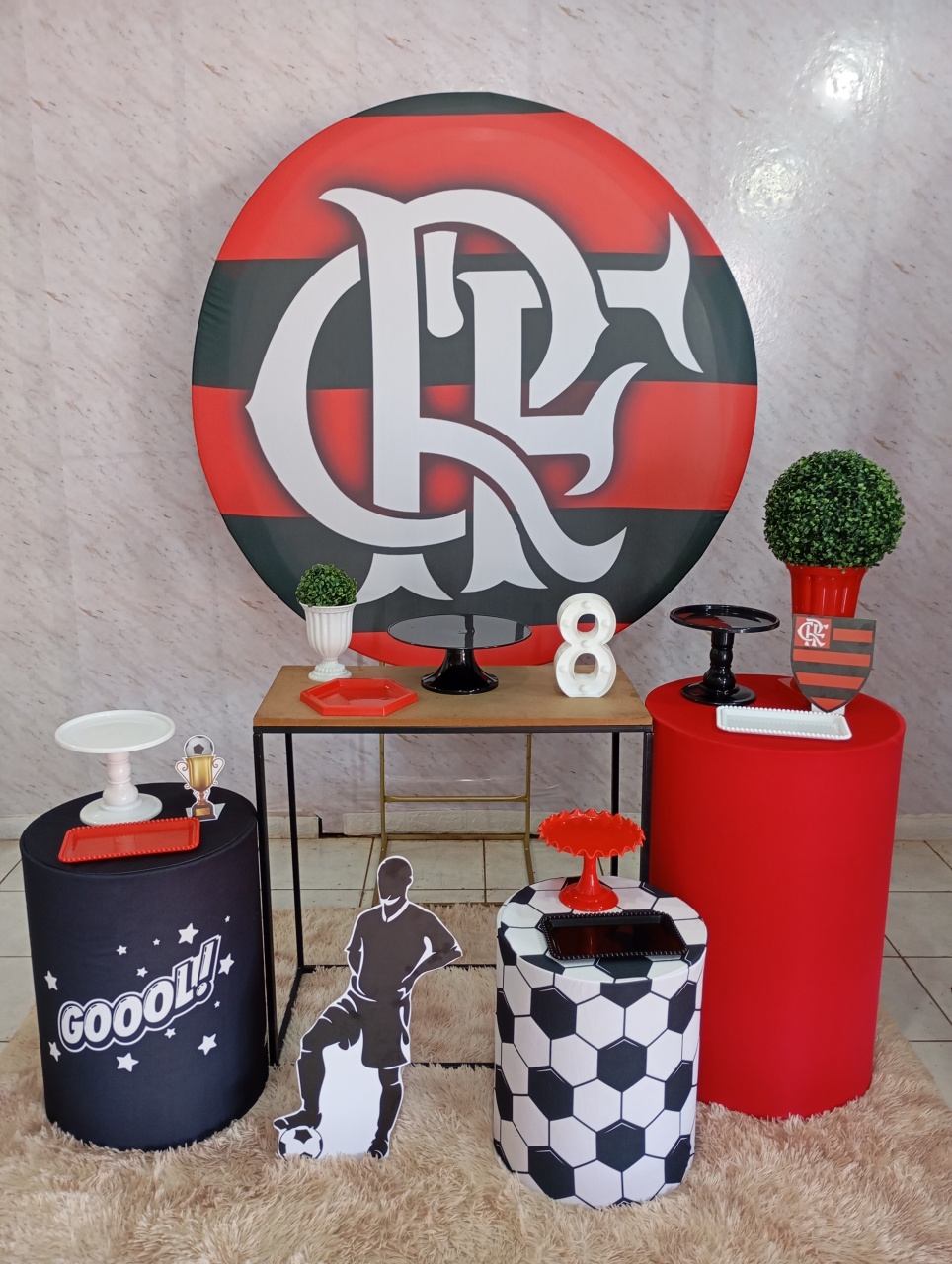 Kit Ouro Flamengo 2 - Greicy Art´s Decor