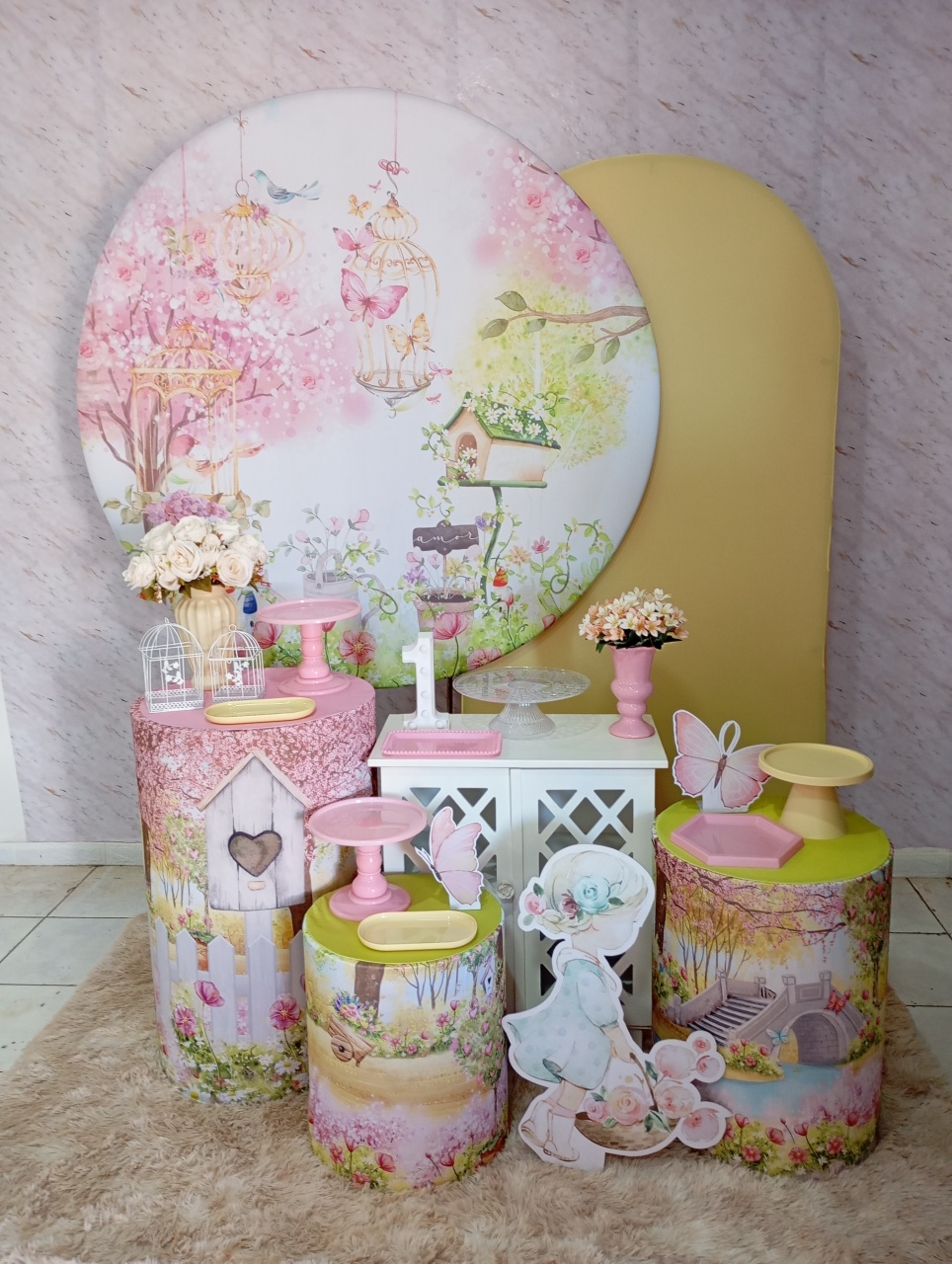 Kit Diamante Jardim das Borboletas - Greicy Art´S Decor