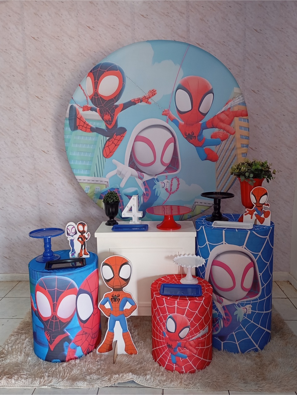 Kit Ouro Spidey E Seus Amigos - Greicy Art´s Decor