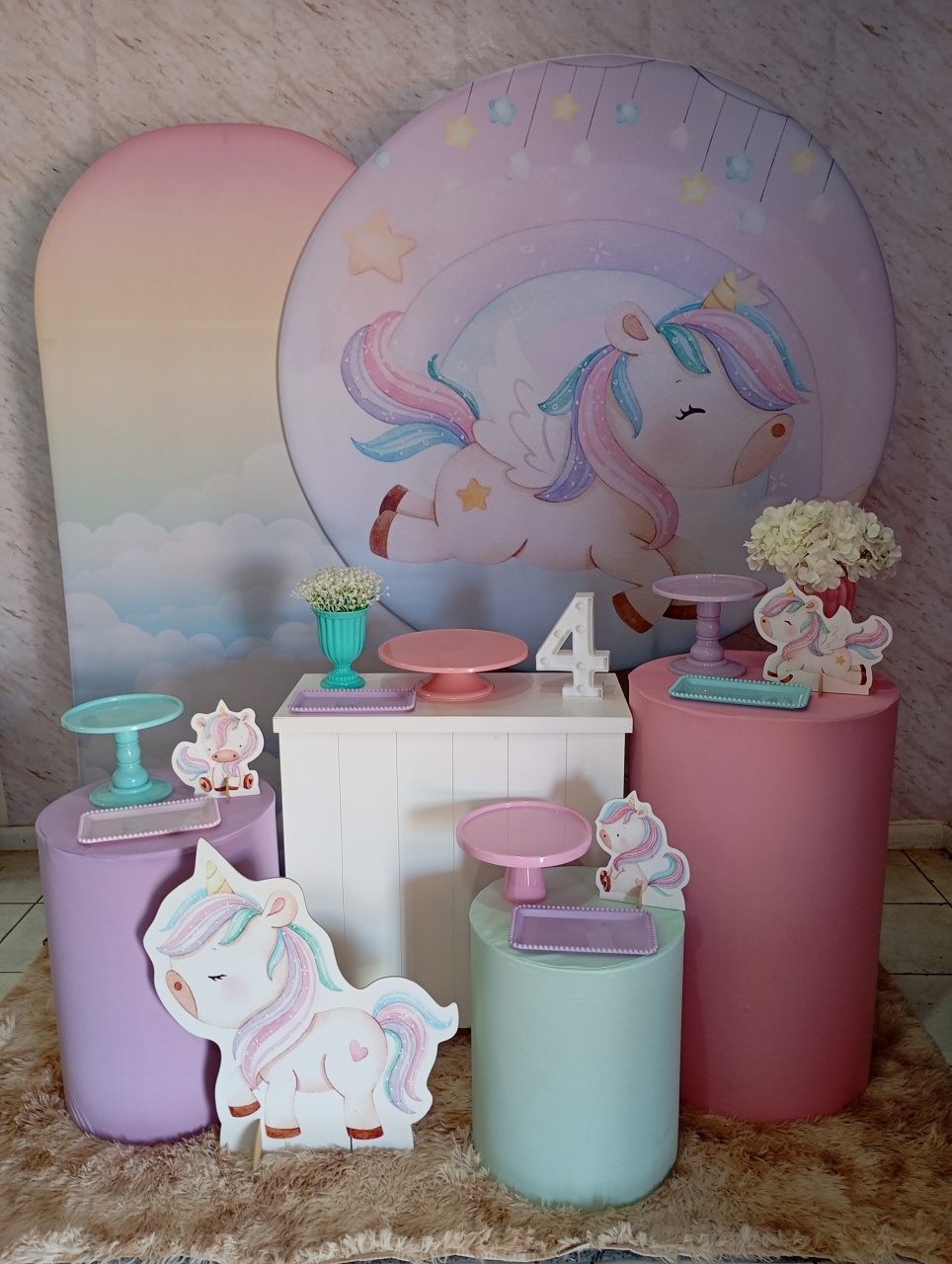 Kit Diamante Unicórnio Baby - Greicy Art´s Decor