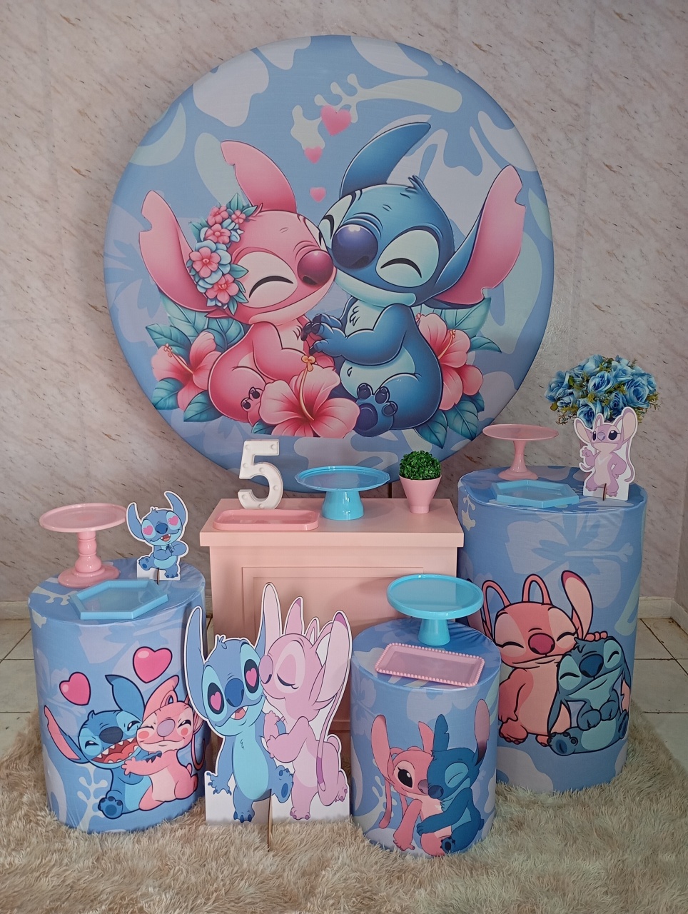 Kit Ouro Stitch E Angel Ii  - Greicy Art´S Decor