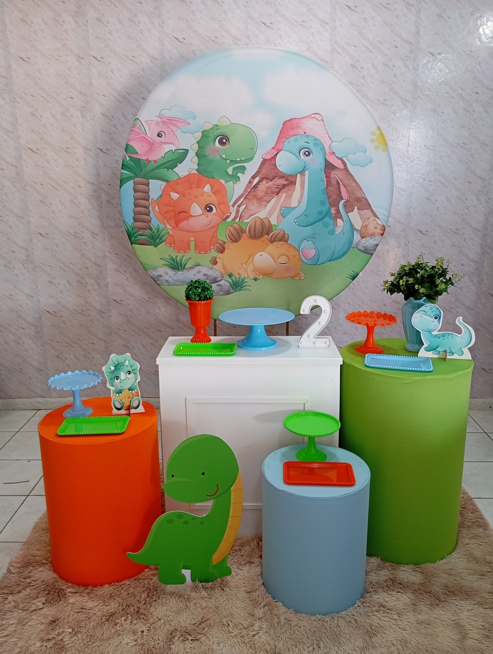 Kit Ouro Dino Baby Ii - Greicy Art´S Decor