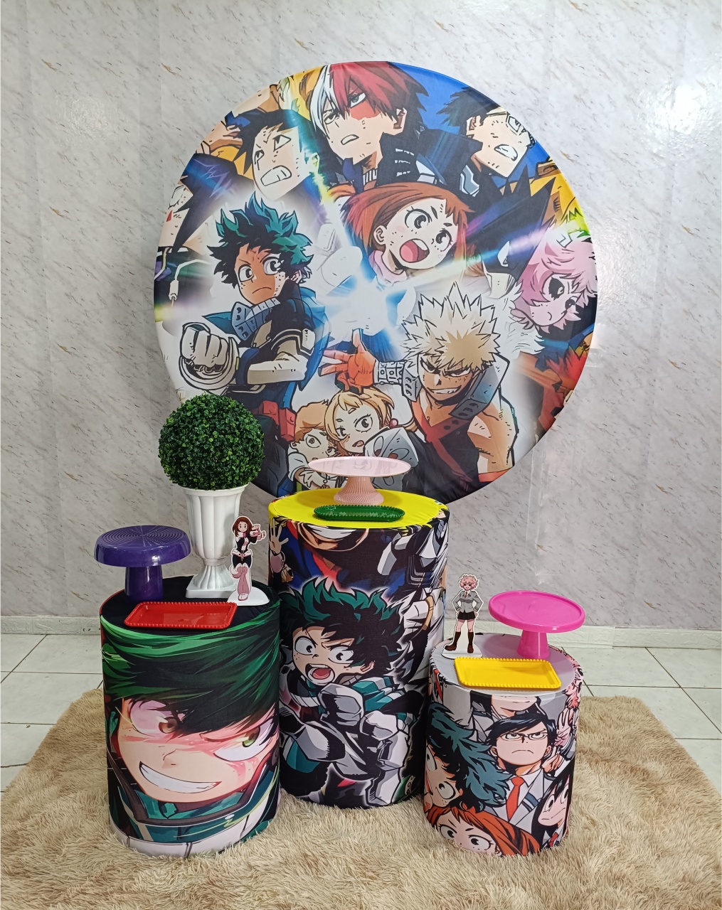 Kit Prata My Hero Academia Ii - Greicy Art´s Decor