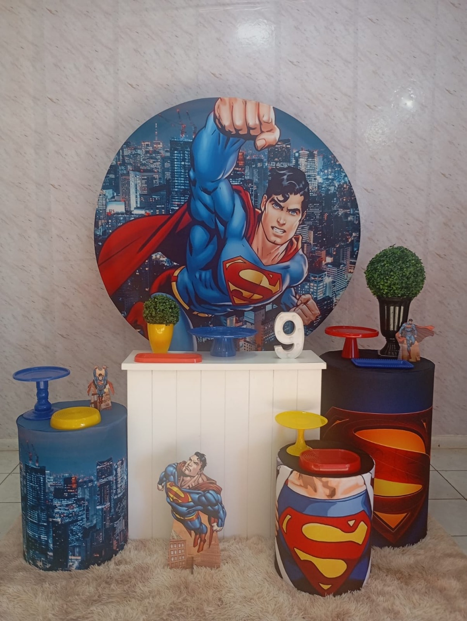 Kit Ouro Super Homem - Greicy Art´s Decor