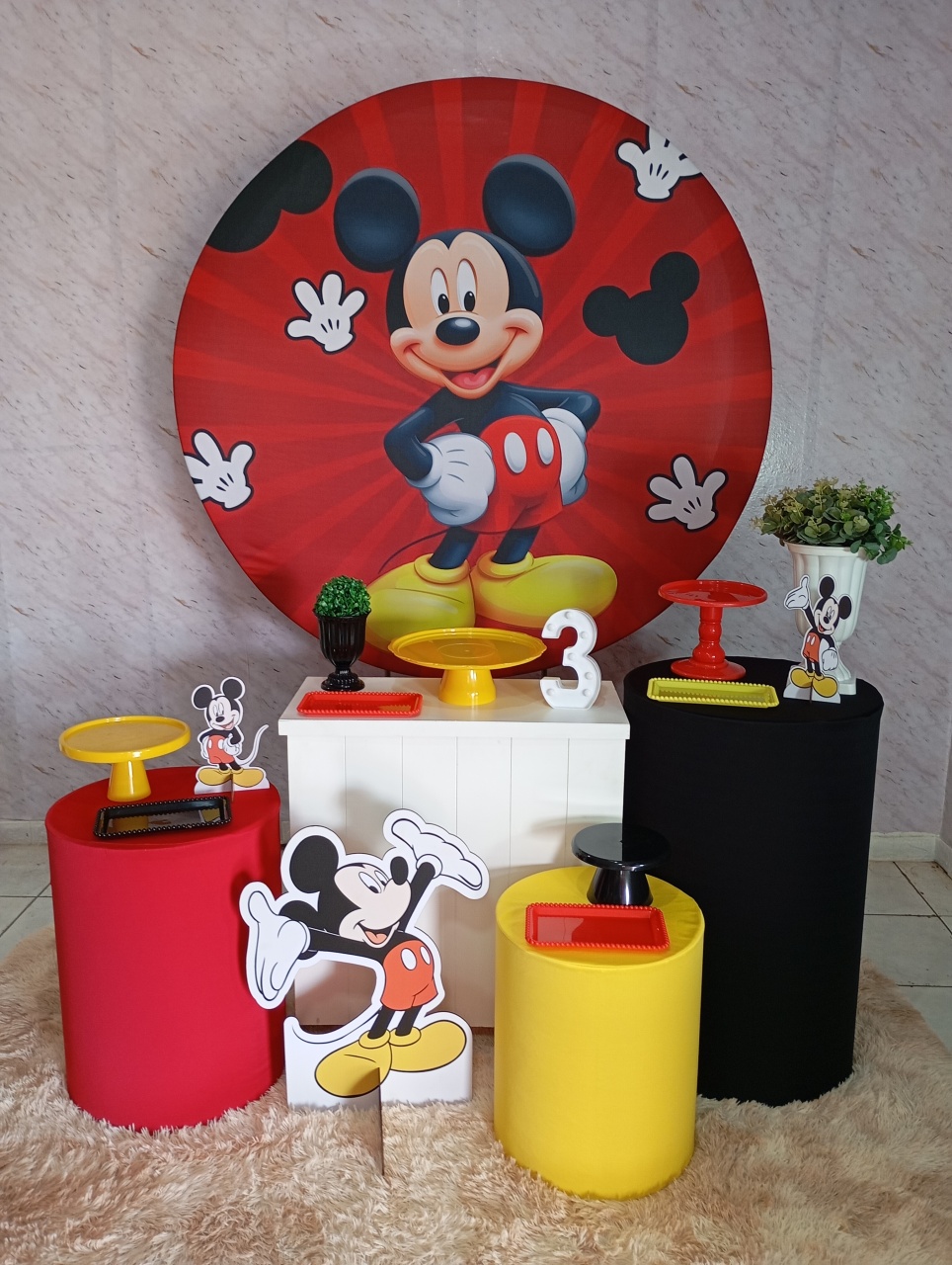 Kit Ouro Mickey - Greicy Art´s Decor
