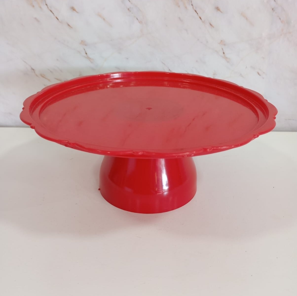 Bandeja Alta  Vermelha Escura - Greicy Art´s Decor