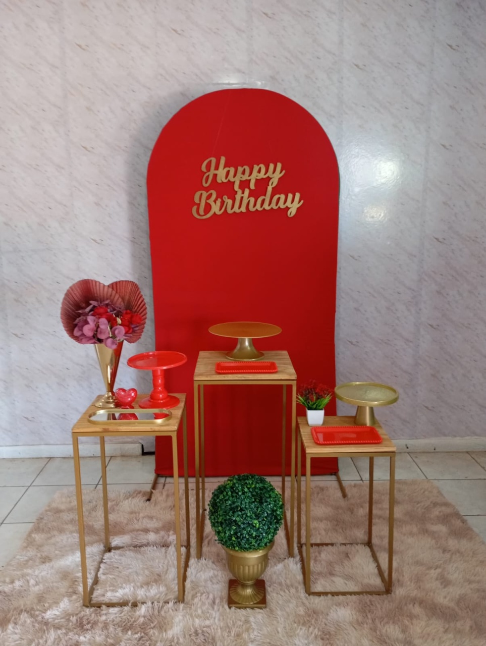 Kit Prata Vermelho - Greicy Art´S Decor
