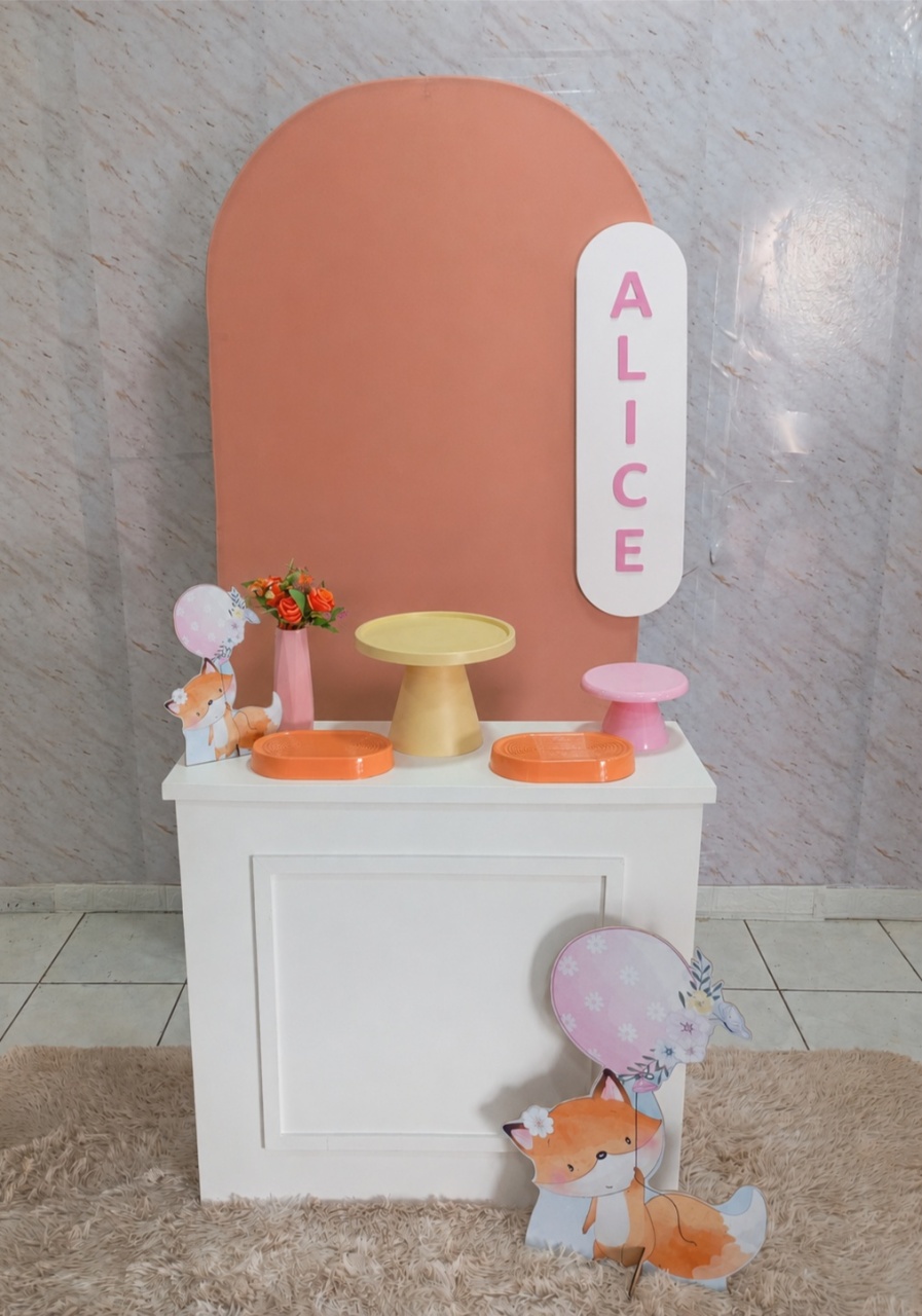 Kit Express Raposinha Rosa - Greicy Art´s Decor