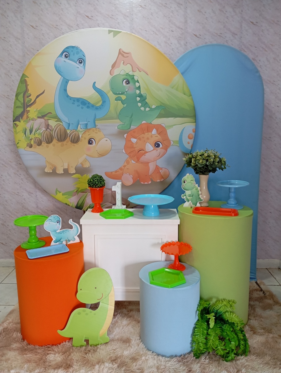 Kit Diamante Dino Baby - Greicy Art´s Decor