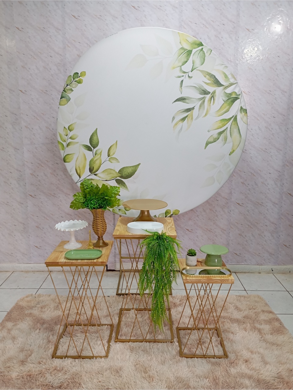 Kit Prata Folhagem  - Greicy Art´S Decor