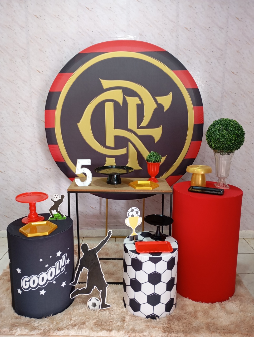 Kit Ouro Flamengo - Greicy Art´S Decor