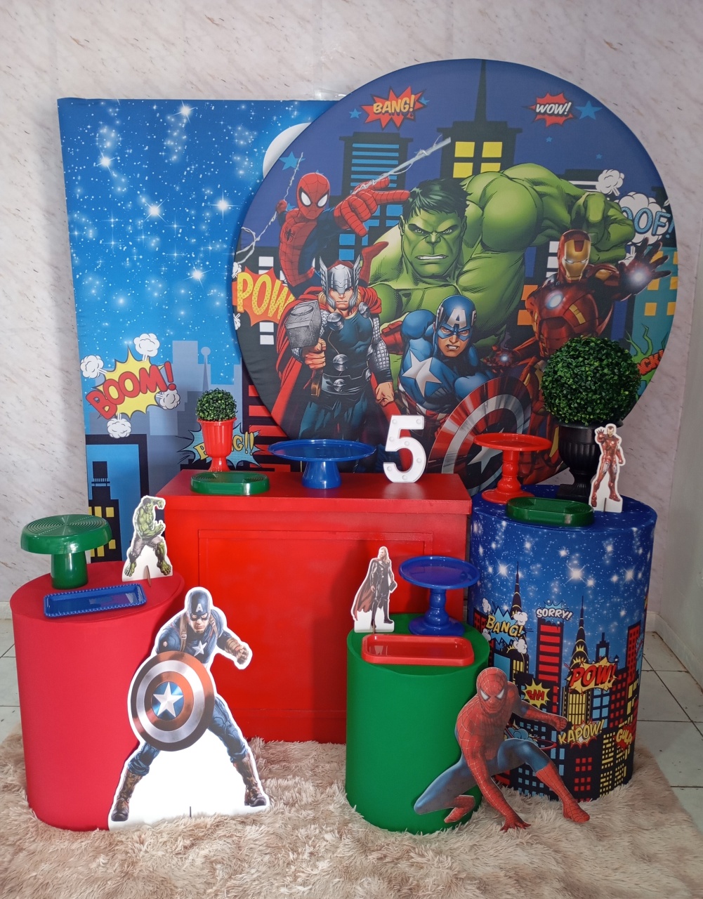 Kit Diamante Vingadores  - Greicy Art´S Decor