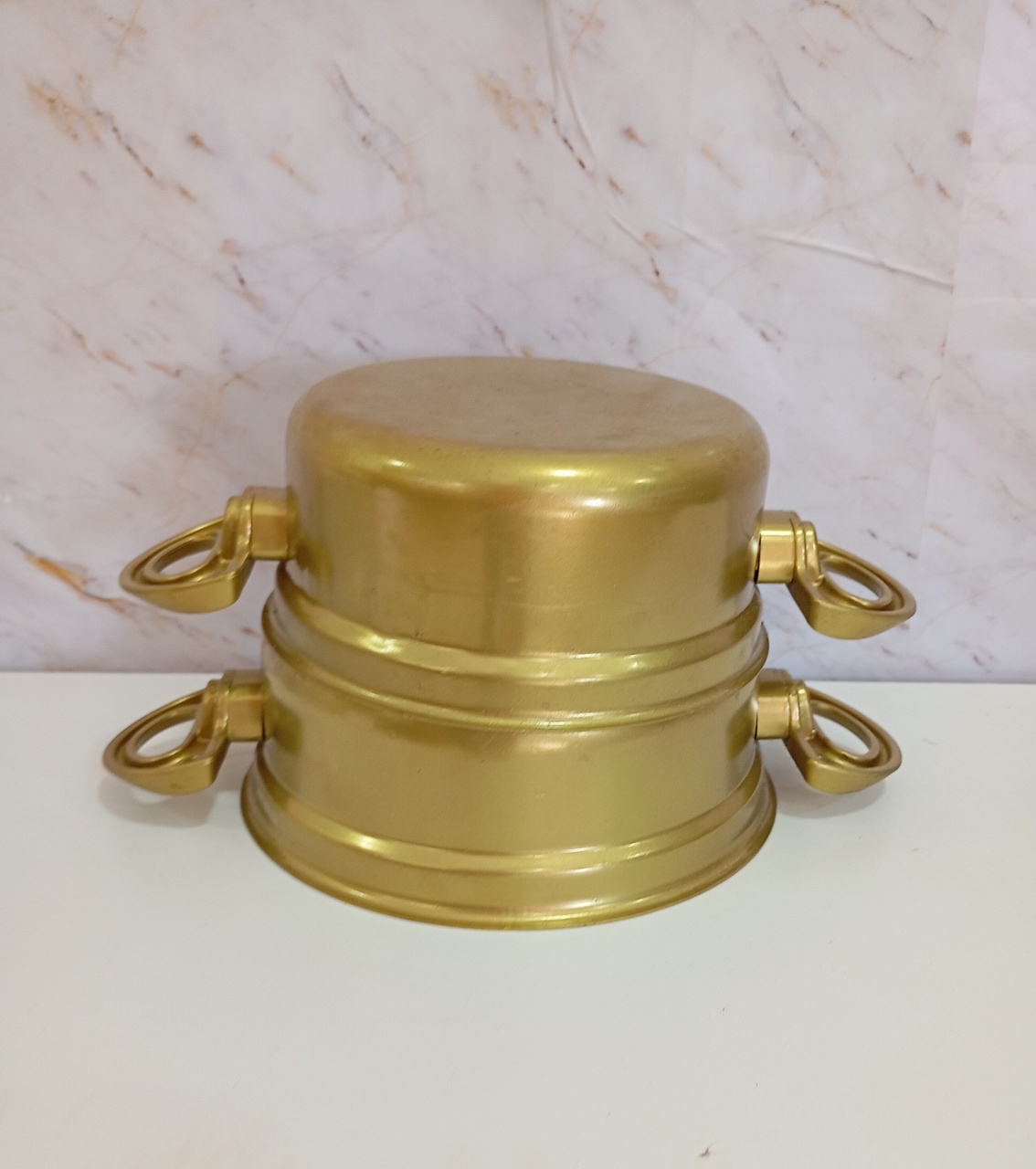 Bolo Fake Panela Dourado - Greicy Art´s Decor