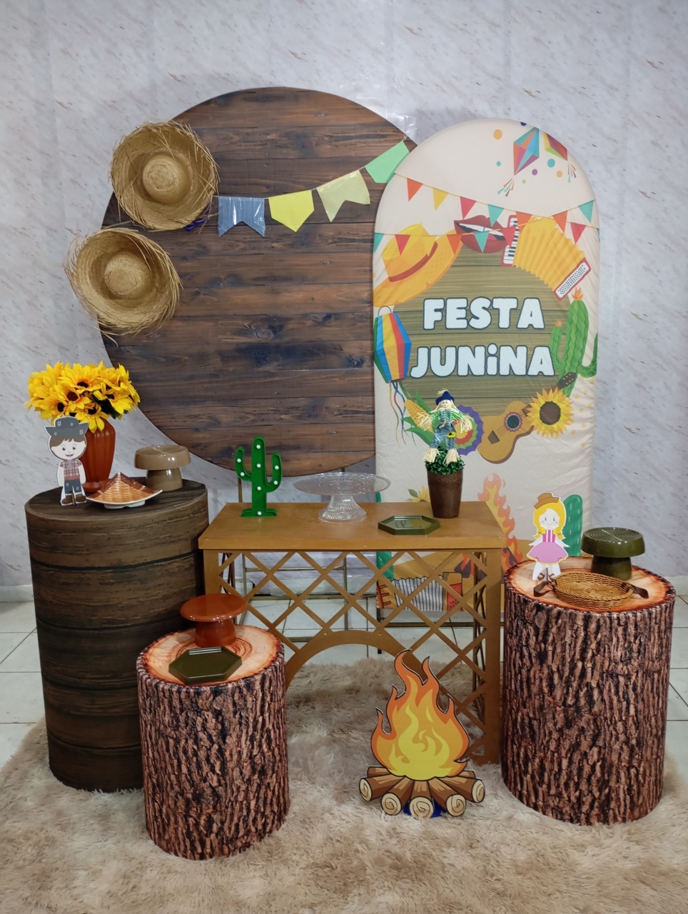 Kit Diamante Junino Rustico - Greicy Art´S Decor