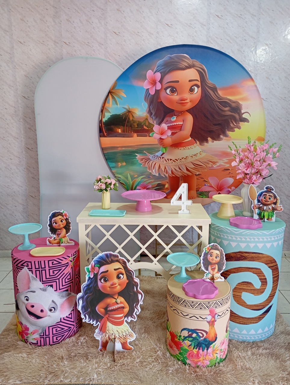 Kit Diamante Moana Cute - Greicy Art´S Decor