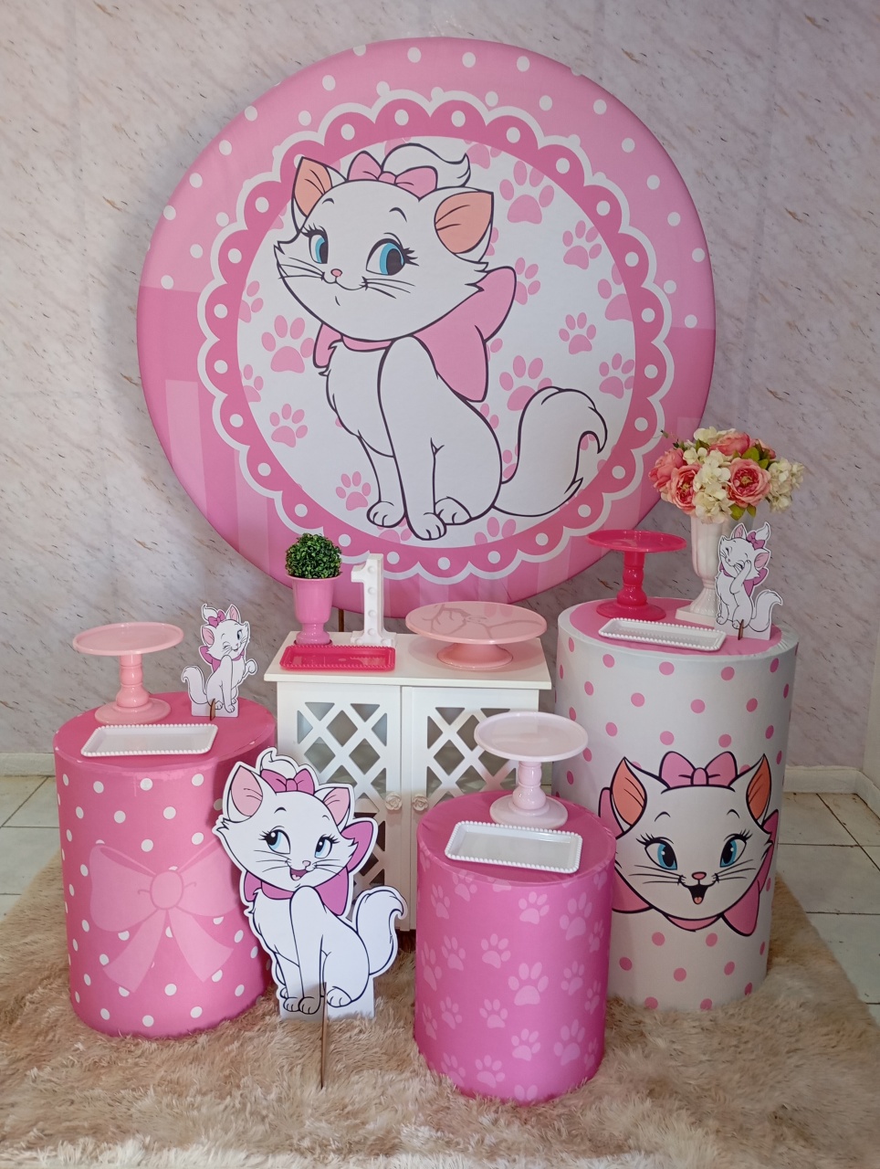 Kit Ouro Gata Marie - Greicy Art´S Decor