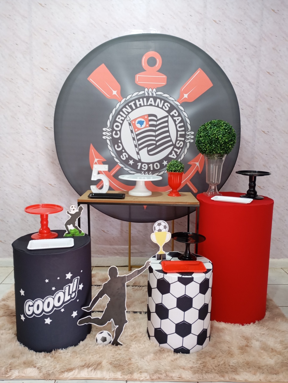 Kit Ouro Corinthians - Greicy Art´s Decor