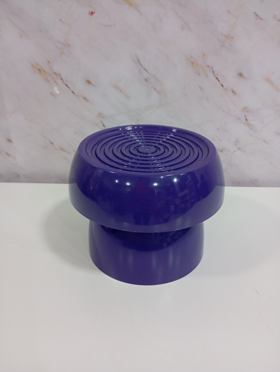 Bandeja Alta Alegra Roxo - Greicy Art´s Decor