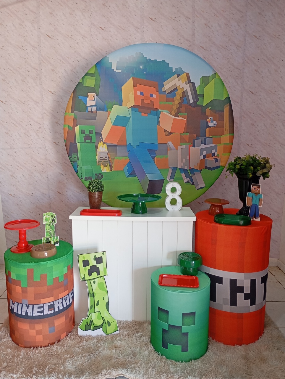 Kit Ouro Minecraft Ii - Greicy Art´S Decor