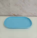 Bandeja Baixa Oval Azul Bebê - imagem 2