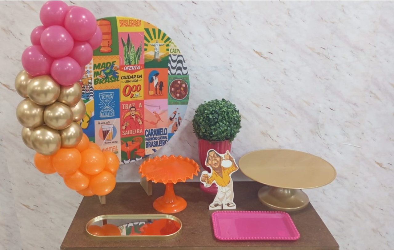 Mini Kit de Mesa Brasilidade - Greicy Art´s Decor