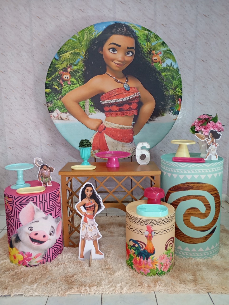Kit Ouro Moana - Greicy Art´s Decor