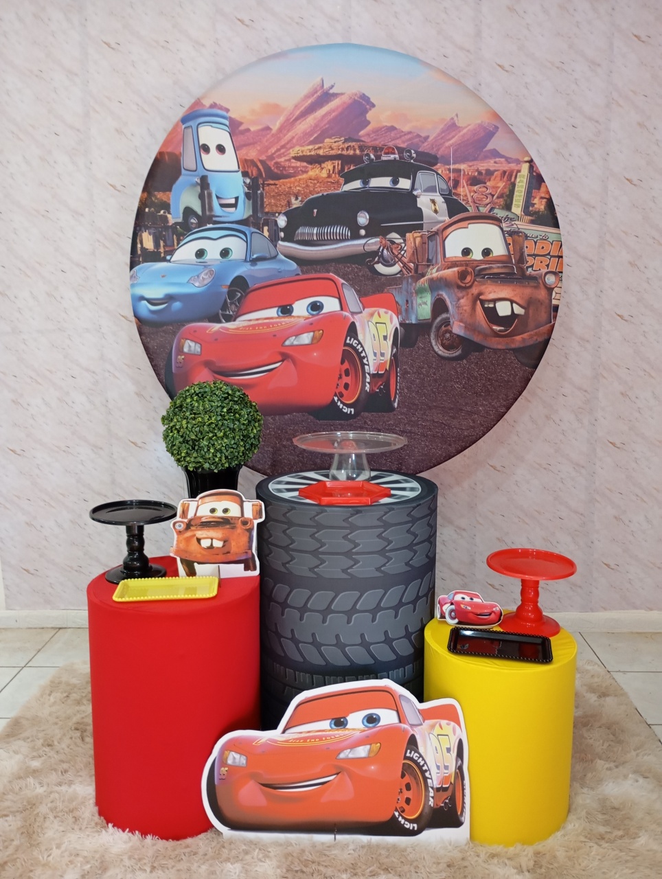 Kit Prata Relâmpago Mcqueem - Greicy Art´s Decor