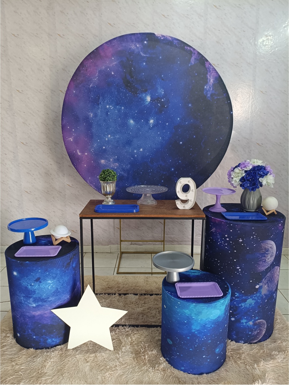 Kit Ouro Galáxia - Greicy Art´s Decor