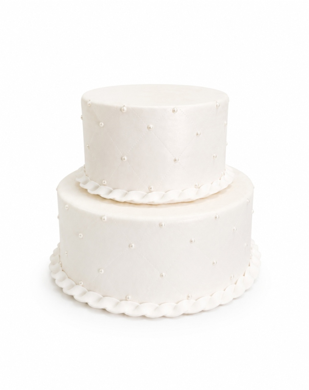 Bolo Fake 2 Andares Casamento/Bodas - Greicy Art´s Decor