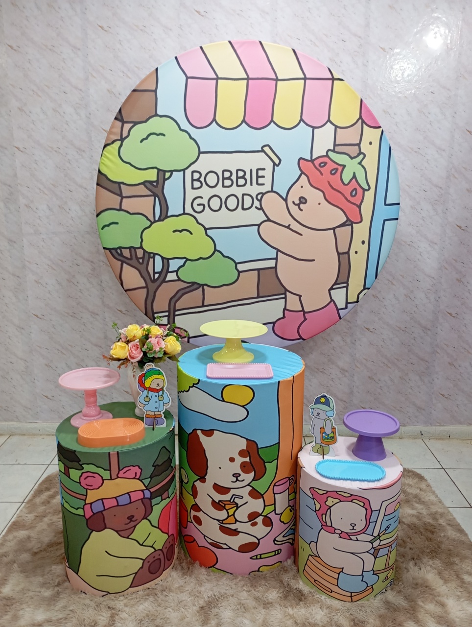 Kit Prata Bobbie Goods Menina - Greicy Art´s Decor