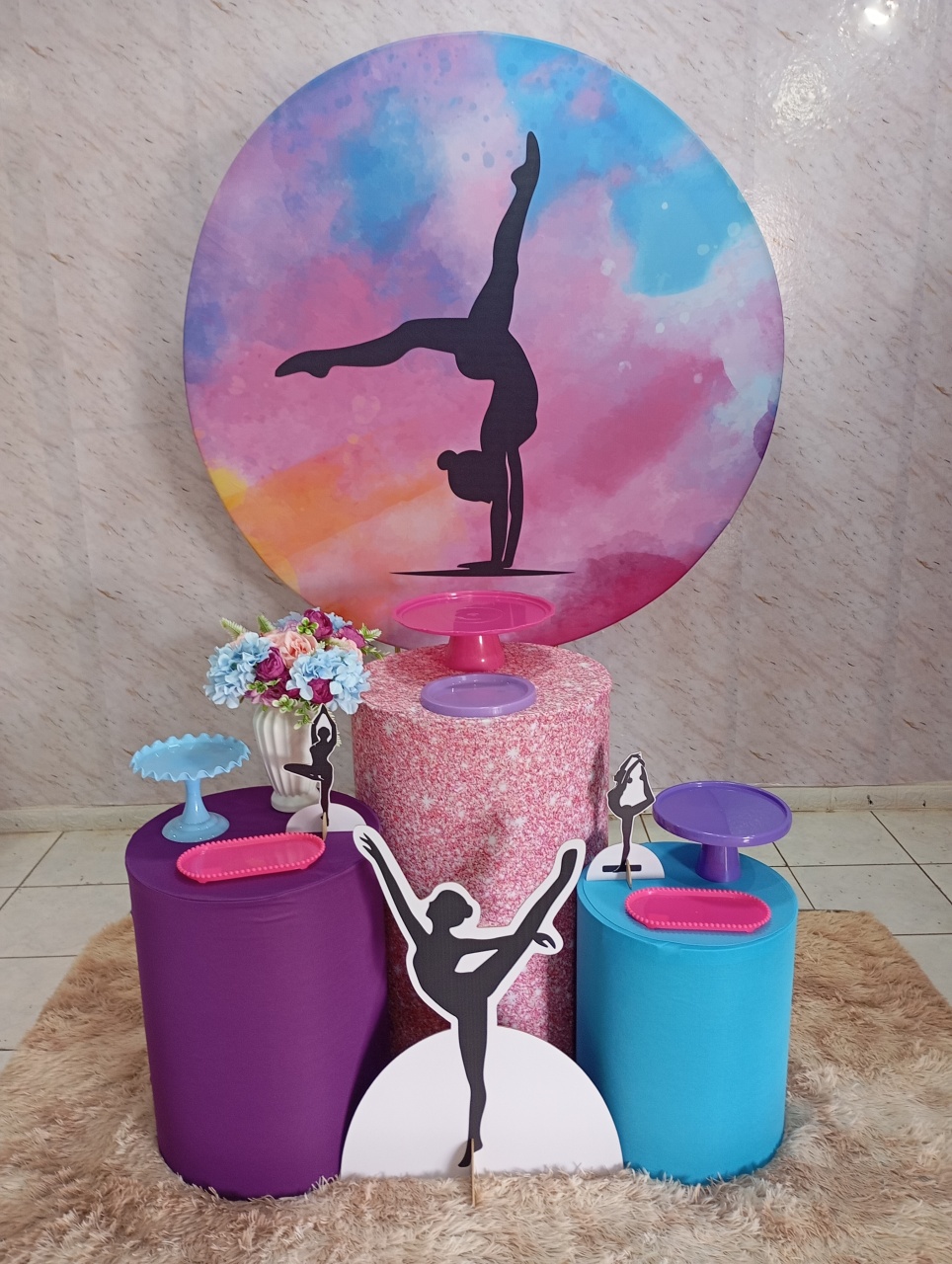 Kit Prata Ginastica  - Greicy Art´S Decor