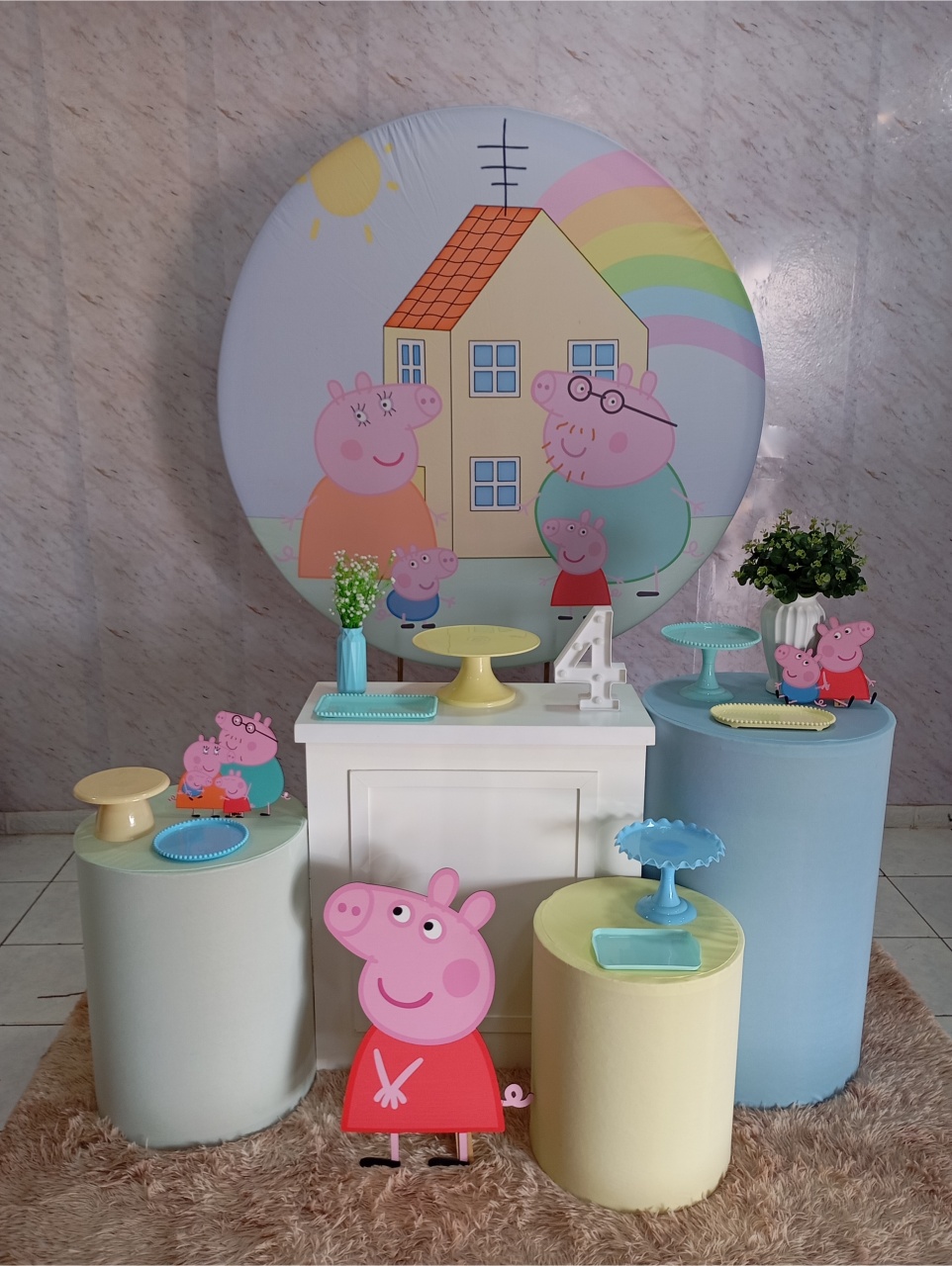Kit Ouro Peppa Pig Menino - Greicy Art´S Decor