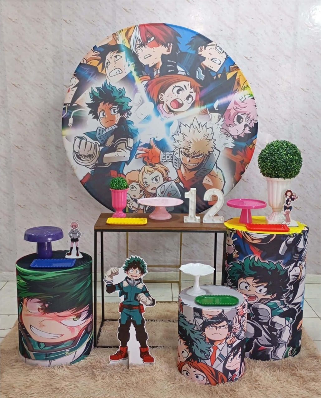 Kit Ouro My Hero Academia Ii - Greicy Art´s Decor